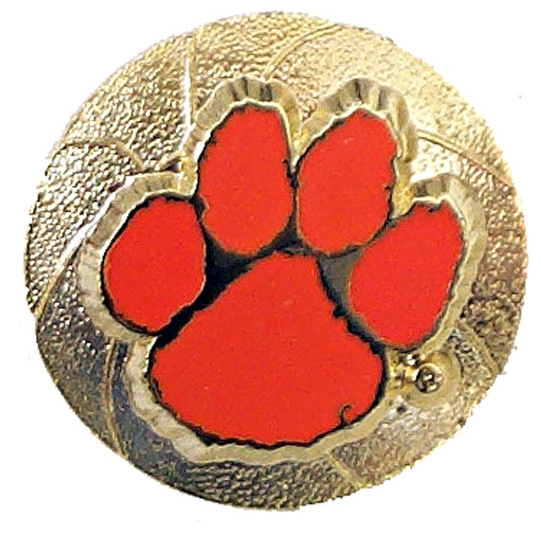 Clemson Basketball Pin