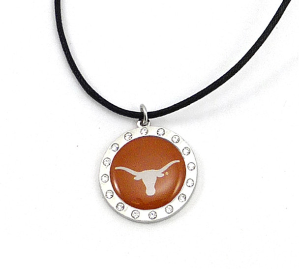Texas Crystal Circle Necklace