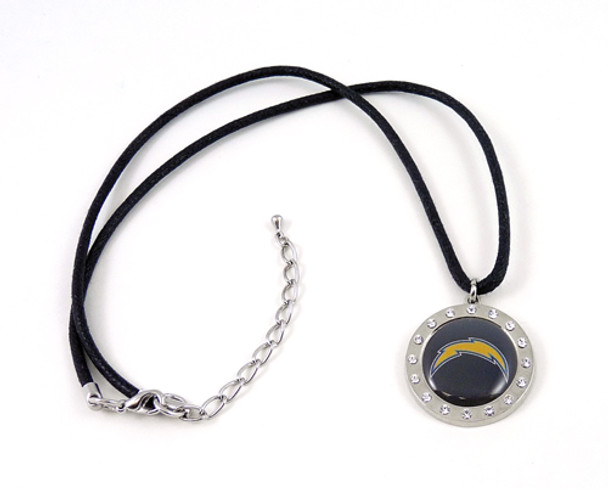 Los Angeles Chargers Crystal Circle Necklace