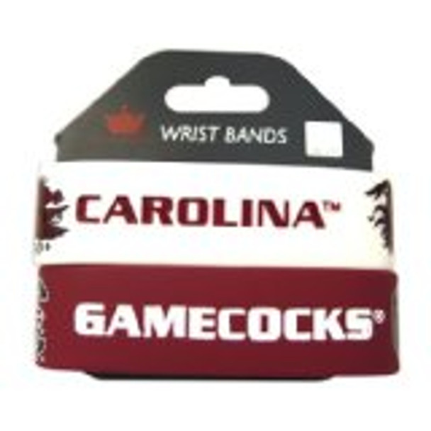 South Carolina Wide Wristbands (2 Pack)
