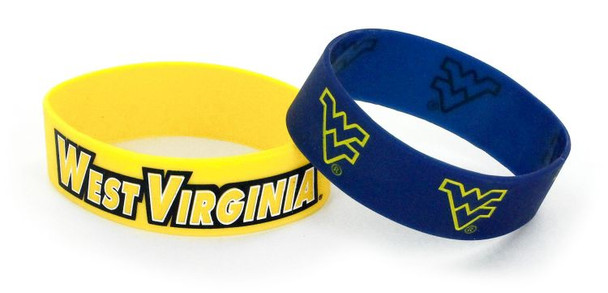 West Virgina Wide Wristbands (2 Pack)