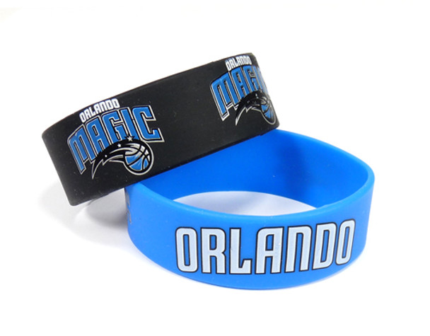 Orlando Magic Wide Wristbands (2 Pack)