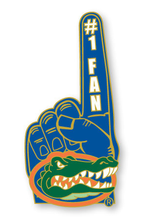 Florida Gators #1 Fan Pin