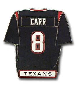 Houston Texans David Carr Jersey Pin