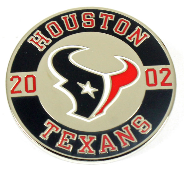 Houston Texans Established 2002 Pin