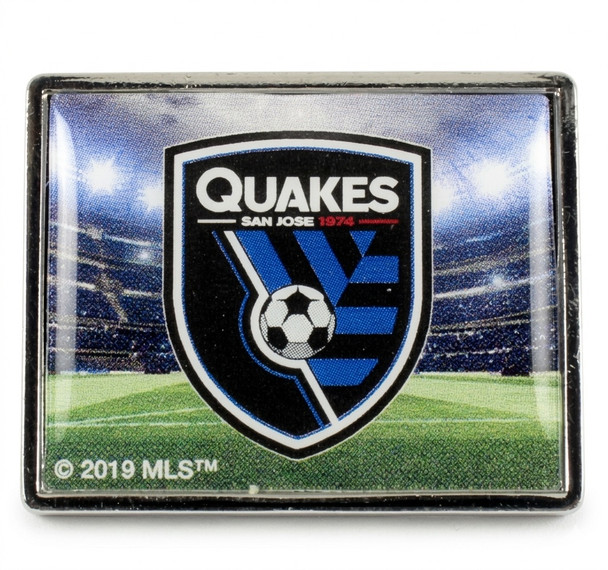 San Jose Earthquakes Logo Field Pin