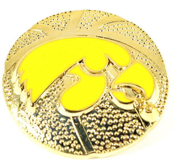 Iowa 3-D Basketball Pin