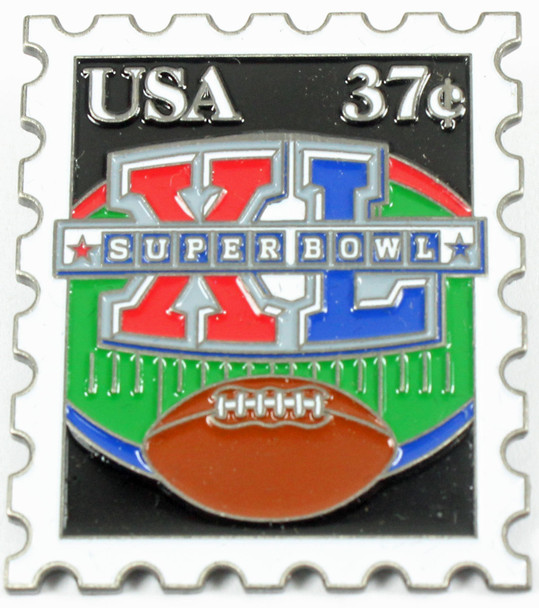 Super Bowl XL (40) Stamp Pin