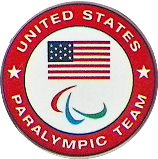 USOC Five Rings Paralympic Logo Pin