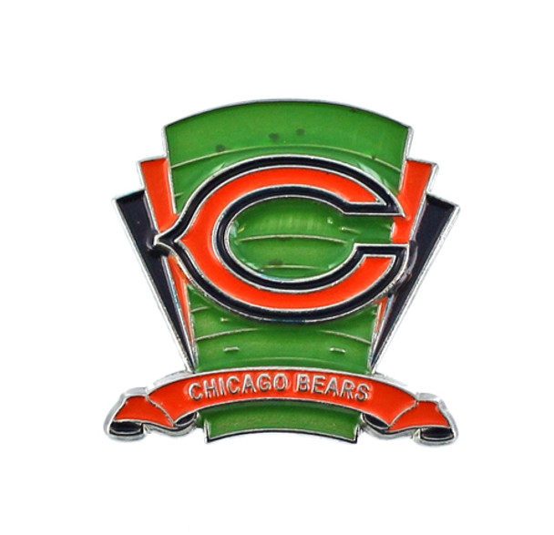 Chicago Bears Logo Field Pin