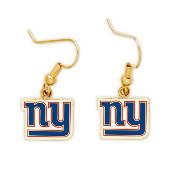 New York Giants Earrings.