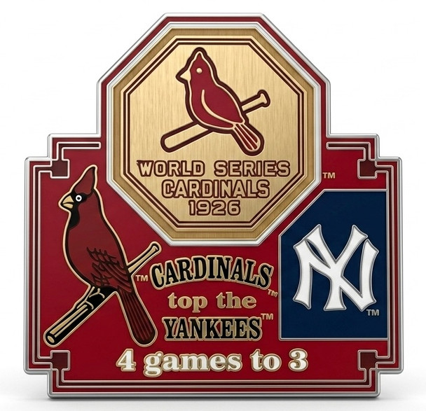 1926 World Series Commemorative Pin - Cardinals vs. Yankees