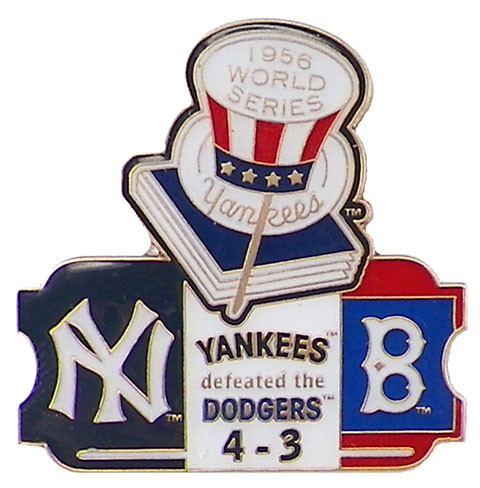 記念グッズ Yankees vs Dodgers 1956 World Series 1956 World Series Commemorative Pin - Yankees vs. Dodgers