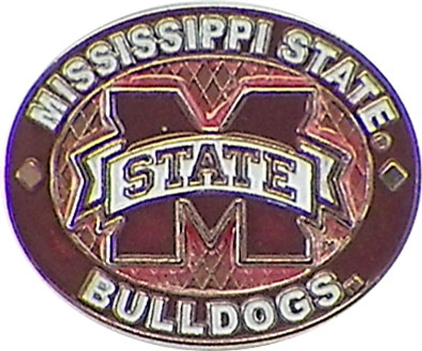 Mississippi State Bulldogs Oval Pin