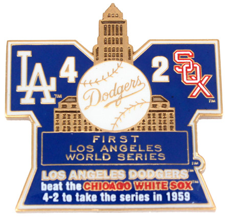 1981 World Series Commemorative Pin - Dodgers vs. Yankees