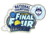 Connecticut Huskies 2015 Women's NCAA Final Four Champs Pin