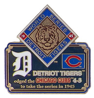 1945 World Series Commemorative Pin - Tigers vs. Cubs