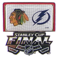 2015 NHL Stanley Cup Finals Blackhawks vs. Lightning Dueling Pin