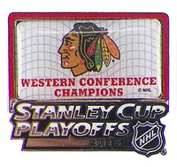 Chicago Blackhawks 2015 NHL Westerm Conference Champions Pin