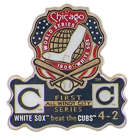 1906 World Series Commemorative Pin - White Sox vs. Cubs