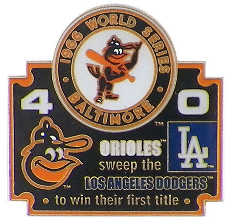 Baltimore Orioles 1966 World Series Champions Commemorative Patch