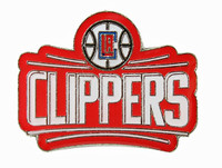 Los Angeles Clippers Logo Pin - Red