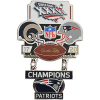 Super Bowl XXXVI (36) Commemorative Dangler Pin - 50th Anniversary Edition