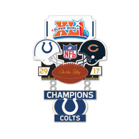 Super Bowl XLI (41) Commemorative Dangler Pin - 50th Anniversary Edition