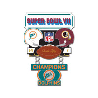 Super Bowl VII (7) Commemorative Dangler Pin - 50th Anniversary Edition