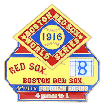 1916 World Series Commemorative Pin - Red Sox vs. Robins (Dodgers)