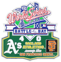 1989 World Series Commemorative Pin - A's vs. Giants