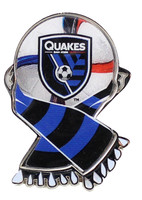 San Jose Earthquakes MLS Scarf Pin