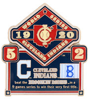 1920 World Series Commemorative Pin - Indians vs. Robins (Dodgers)