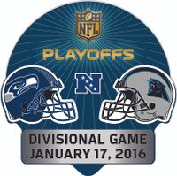 2016 NFL Playoffs Matchup Pin - Seahawks vs. Panthers