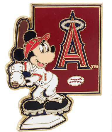 Disney Mickey Mouse Pin - Baseball Player - St. Louis Cardinals