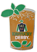 2016 Kentucky Derby 142 Mint Julep Glass Pin