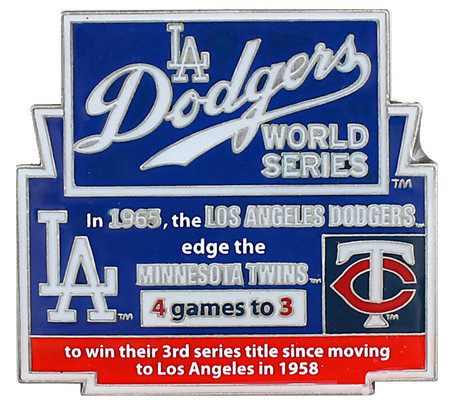 2020 World Series Historical Champions Commemorative Lapel Pin - Los  Angeles Dodgers vs. Tampa Bay Rays