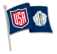 2016 World Cup of Hockey Team USA Flag Pin