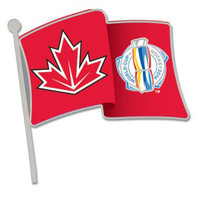 2016 World Cup of Hockey Team Canada Flag Pin