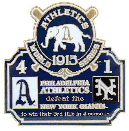 1905 World Series Commemorative Pin - Giants vs. Athletics