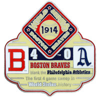 1914 World Series Commemorative Pin - Braves vs. Athletics