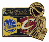 2016 NBA Finals Match Up Pin - Warriors vs. Cavaliers