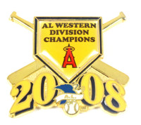 Los Angeles Angels 2008 A.L. Western Division Champs Pin