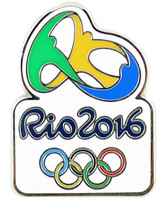 Rio de Janeiro 2016 Olympics Logo Pin