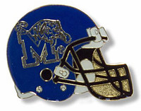 Memphis Tigers Football Helmet Pin