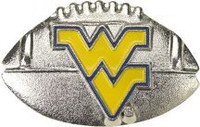 West Virginia 3-D Football Pin