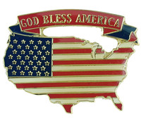 God Bless America Pin