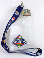 2008 World Series Lanyard w/ Ticket Holder & "I Was There" Pin