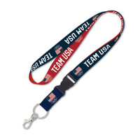 Team USA Olympic Reversible Lanyard w/ Detachable Buckle