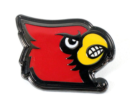 Louisville University Cardinals Vintage Mascot Iron-On Patch